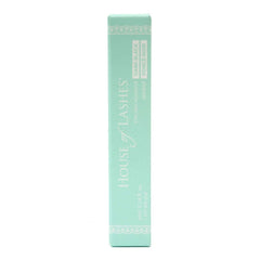 House of Lashes false lashes application with glue demonstrates easy application and secure wear all day.