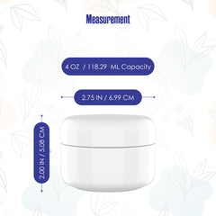 Houseables 12-pack bulk lotion jars set for cosmetics and travel samples.