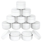 Houseables 4oz lotion jar front view with airtight lid for travel storage.