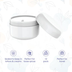 Houseables white polypropylene lotion jar highlights durable material.