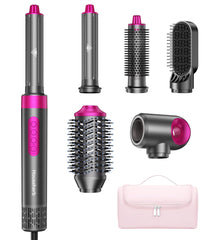 Househerb high-speed hair dryer brush front shot showing quick styling