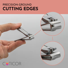 Houseify CUTICOR nail clipper set handles thick nails
