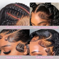 Hoyrhra Brazilian virgin human hair wig delivers soft, tangle-free wear