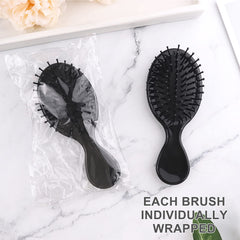 HQSLsund bulk 20-pack mini brushes ideal for family detangling routines
