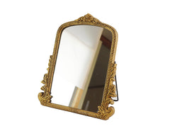 HSDDHOME small vintage vanity mirror arch design enhances compact vanity spaces.