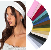 Huachi headbands multicolor 16-pack shown for versatile workouts and daily wear.