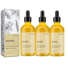 HuaQing 180ml rosemary oil bottle nourishes hair and scalp.