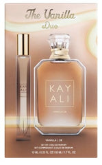 Huda Kayali Vanilla 28 travel spray supports on-the-go scent layering
