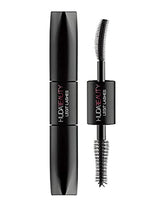 Hudabeauty Legit Lashes Mascara, enfoque en volumen para pestañas más densas y definidas.
