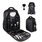 HUIMSWARM barber-clippers-backpack front view highlights durable storage for tools