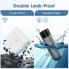 HUITAI travel bottles case individual-slots keep liquids secure and organized