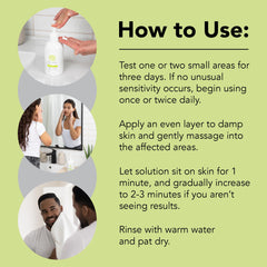 Humane benzoyl peroxide acne wash non-foaming formula for oil-prone skin