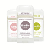 Humble Brands 3-pack packaging showcases clean design for travel-ready freshness.