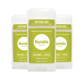 Humble Brands original formula deodorant 3-pack shows aluminum-free odor protection