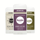 Humble Brands Original Formula 3-pack box showing assorted scents for daily odor control