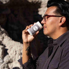 Humble Brands Original Formula deodorant application image emphasizes smooth texture and skin-friendly formula.
