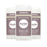 Humble Brands Original Formula aluminum-free deodorant bottle showcases clean, simple ingredients for everyday wear.