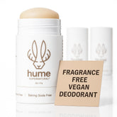 Hume Supernatural neutral clear-stick deodorant for easy, lasting freshness.