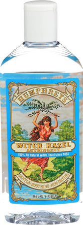 Humphreys Witch Hazel 16oz bottle front view for daily refreshing skin toning