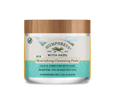 Humphreys cleansing pads pack on countertop for on-the-go cleansing.