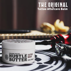 Hustle Butter Deluxe tube cap closeup for easy application.