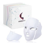 HXDZFX LED facial light therapy mask front view with versatile color options for skincare