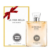 Hybrid & Company La Vida Bella fragrance bottle close-up highlighting premium design and inviting scent.