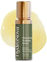 HYDRONOVA Total Rewind Serum bottle closeup for premium skincare routine