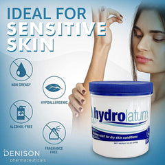 Hydrolatum Non-greasy hydration provides quick-absorbing moisture without heavy residue.