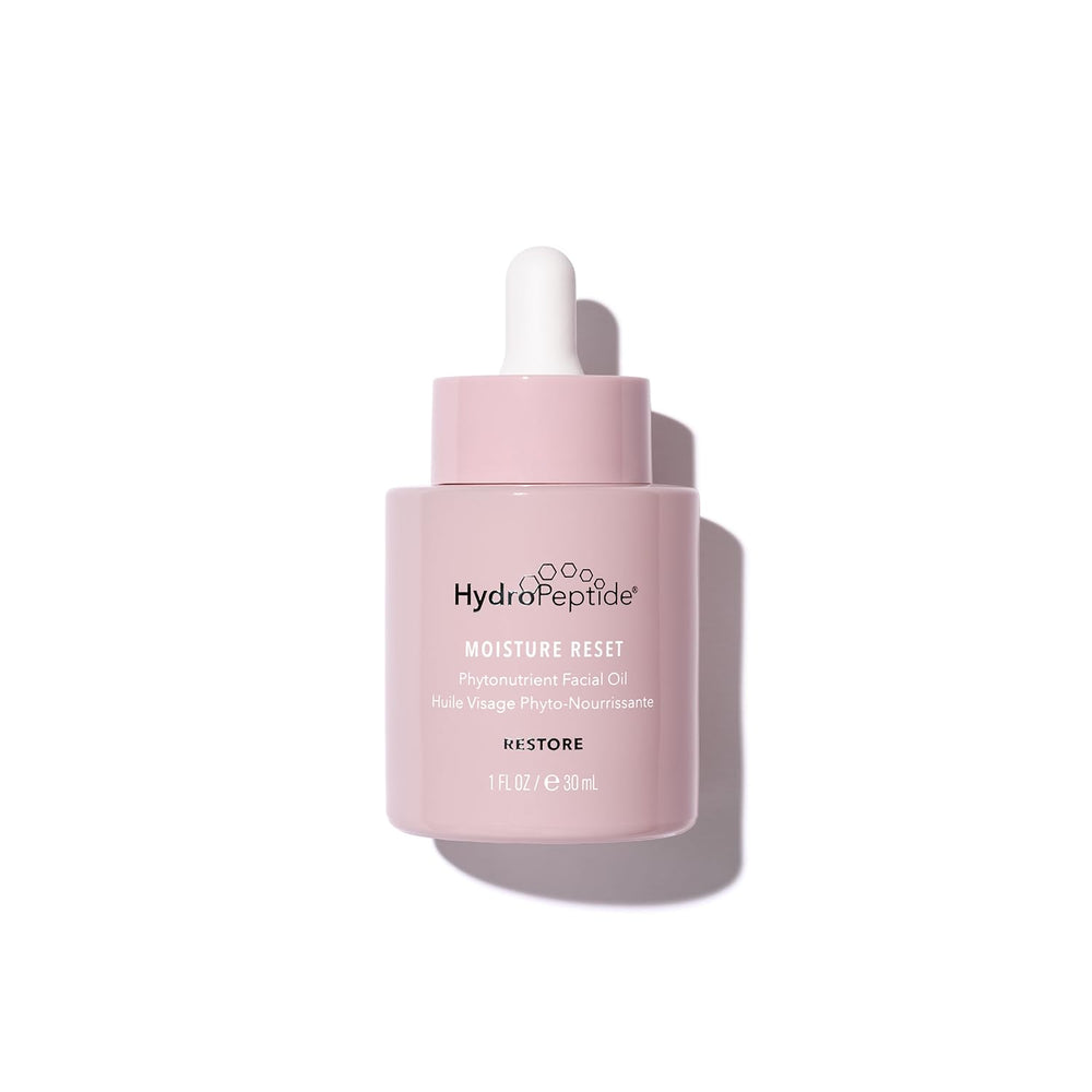 HydroPeptide Moisture Reset bottle shows premium hydration for daily routine