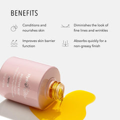HydroPeptide phytonutrient oil application demonstrates lightweight non greasy finish