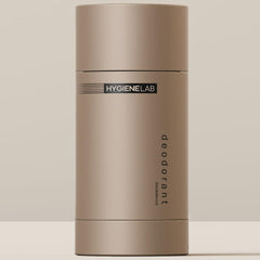 HygieneLab Men’s Deodorant aluminum-free bottle offers everyday odor protection.