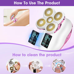 HYEHET cordless travel kit keeps grooming on the go with USB recharge.