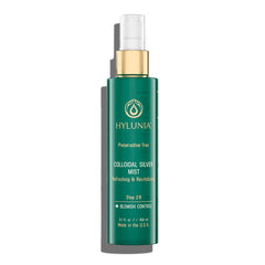 Hylunia Colloidal Silver Mist Toner bottle-front view for daily hydration and calm skin.