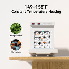 HYTOBP heat retention lid demonstrates steady warmth between sessions for consistent service.