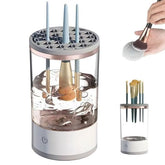 HYRUNHX electric brush cleaner with travel-compact design for on-the-go routines.