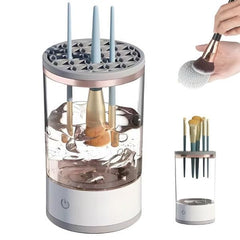 HYRUNHX electric brush cleaner with travel-compact design for on-the-go routines.