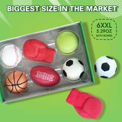 HZEX baseball-design bath bomb softening skin during soak