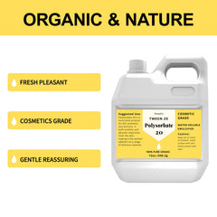 Hznxolrc Polysorbate 20 cosmetic-grade ingredient highlights skin-friendly cleansing emulsions