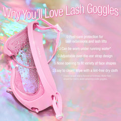 i•ENVY Lash Guard pink nose-opening design provides snug fit