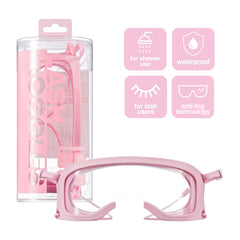 i•ENVY Lash Guard pink over-the-ear strap ensures secure, comfortable wear