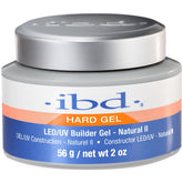 IBD LED/UV Gels Natural II 2oz bottle, smooth gel formula for lasting manicures.