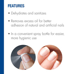 IBD Nail Prep spray pump bottle displayed for simple at-home use