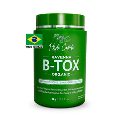 I Belli Capelli Ravenna B-tox bottle for formaldehyde-free smoothing and frizz management.