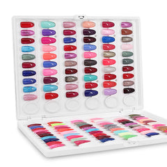 I·B·N G Nail Color Display Book nail plates demonstrate replacement nails ready for use.
