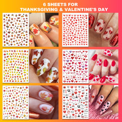 IDDFEVE self-adhesive nail stickers easy to apply on natural or artificial nails