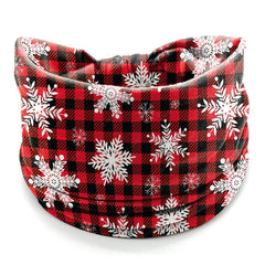 IDDFEVE snowflake plaid headband adds seasonal charm to holiday outfits
