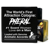 Ideal Male Labs Pheral bottle pour hints at a warm scent for confident evenings.