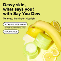Bright Side Up serum label showing 7% vitamin C derivative for radiant skin