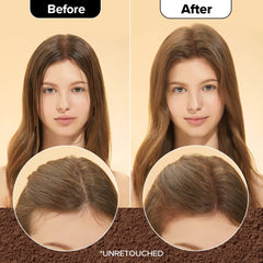 Polvo fino de Tap Secret que absorbe aceite y suciedad del cabello